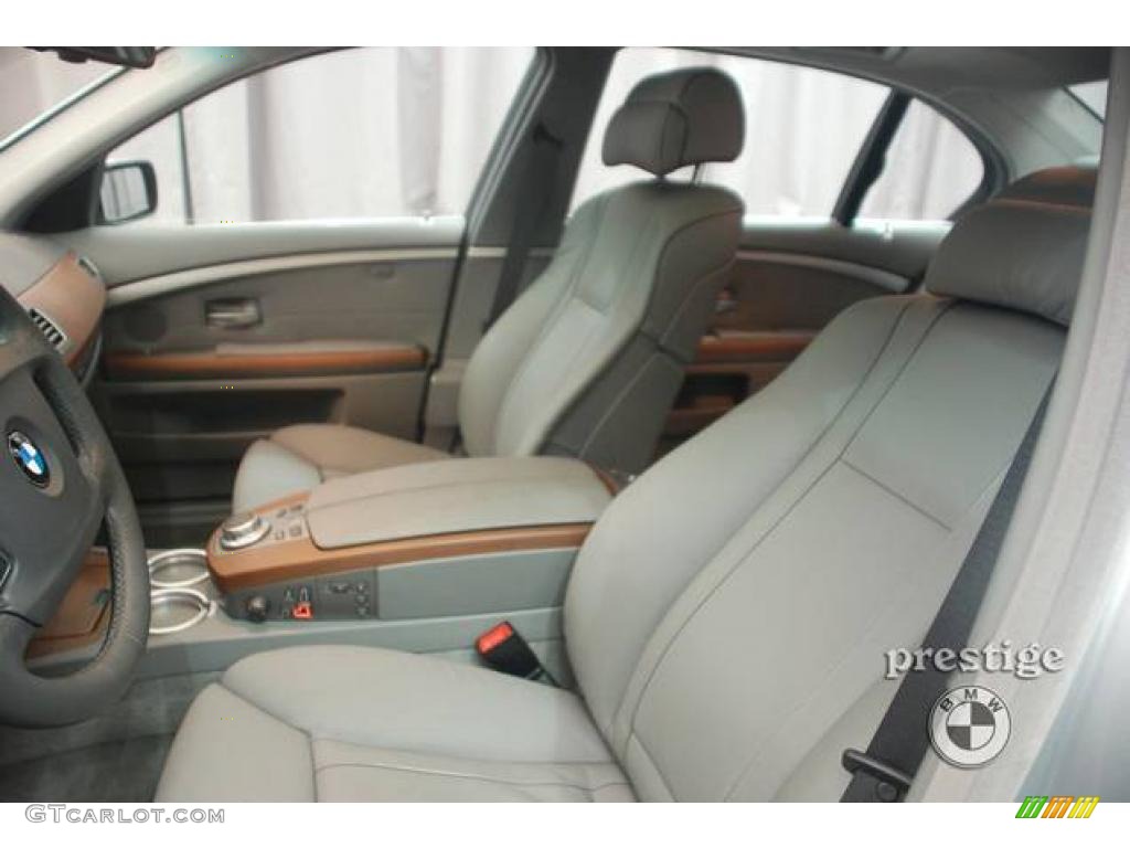 2008 7 Series 750Li Sedan - Titanium Silver Metallic / Platinum photo #11
