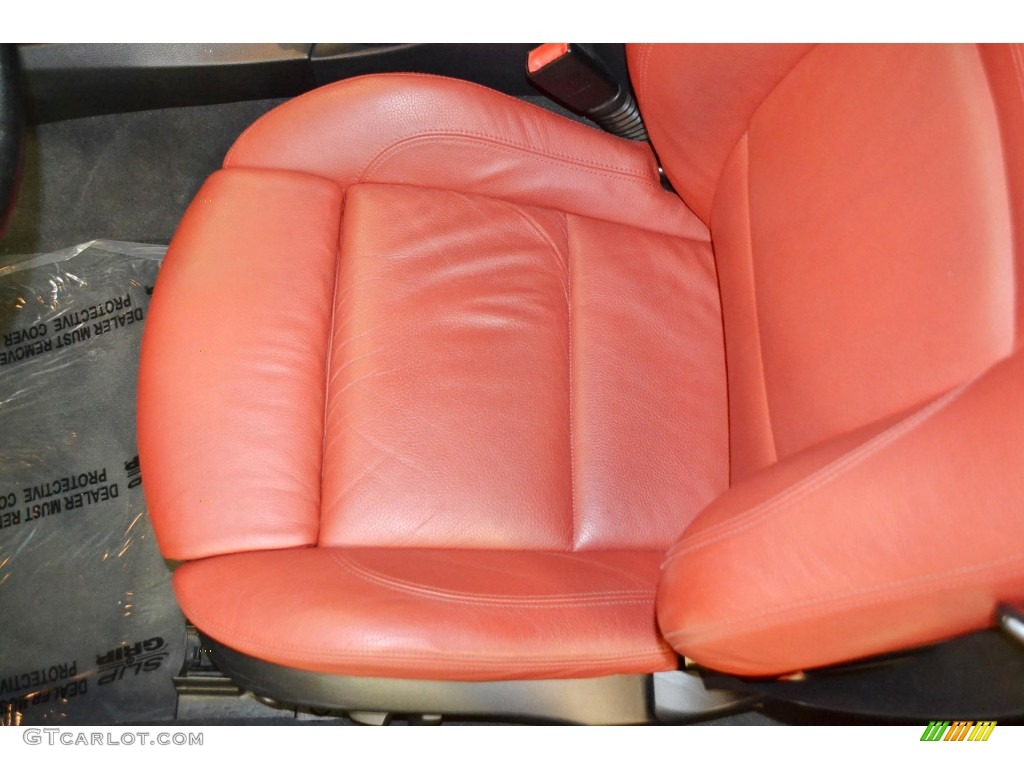 2008 3 Series 328i Convertible - Black Sapphire Metallic / Coral Red/Black photo #18