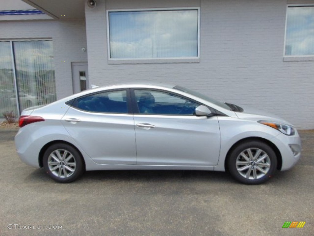2015 Elantra SE Sedan - Shimmering Air Silver / Gray photo #2