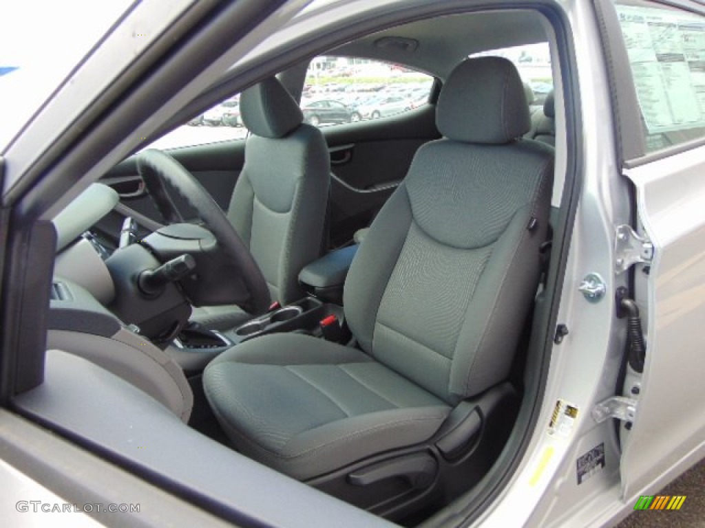 2015 Elantra SE Sedan - Shimmering Air Silver / Gray photo #7