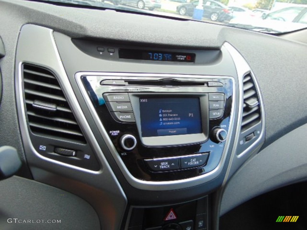 2015 Elantra SE Sedan - Shimmering Air Silver / Gray photo #10