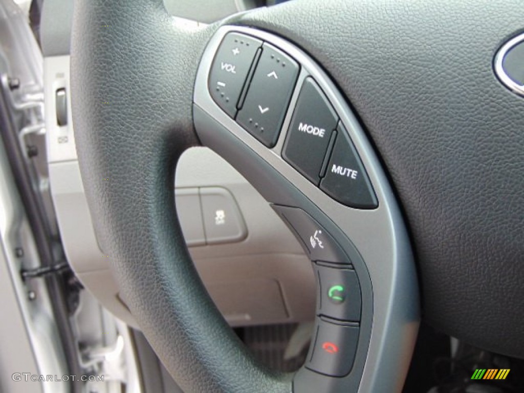 2015 Elantra SE Sedan - Shimmering Air Silver / Gray photo #12