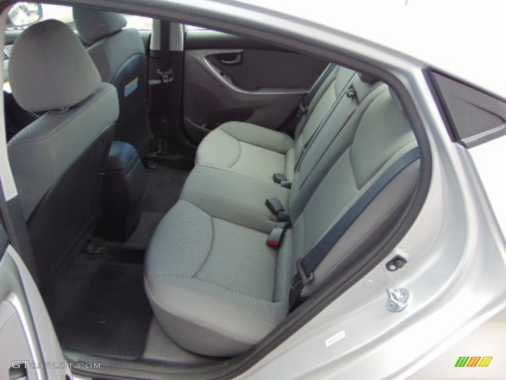 2015 Elantra SE Sedan - Shimmering Air Silver / Gray photo #14
