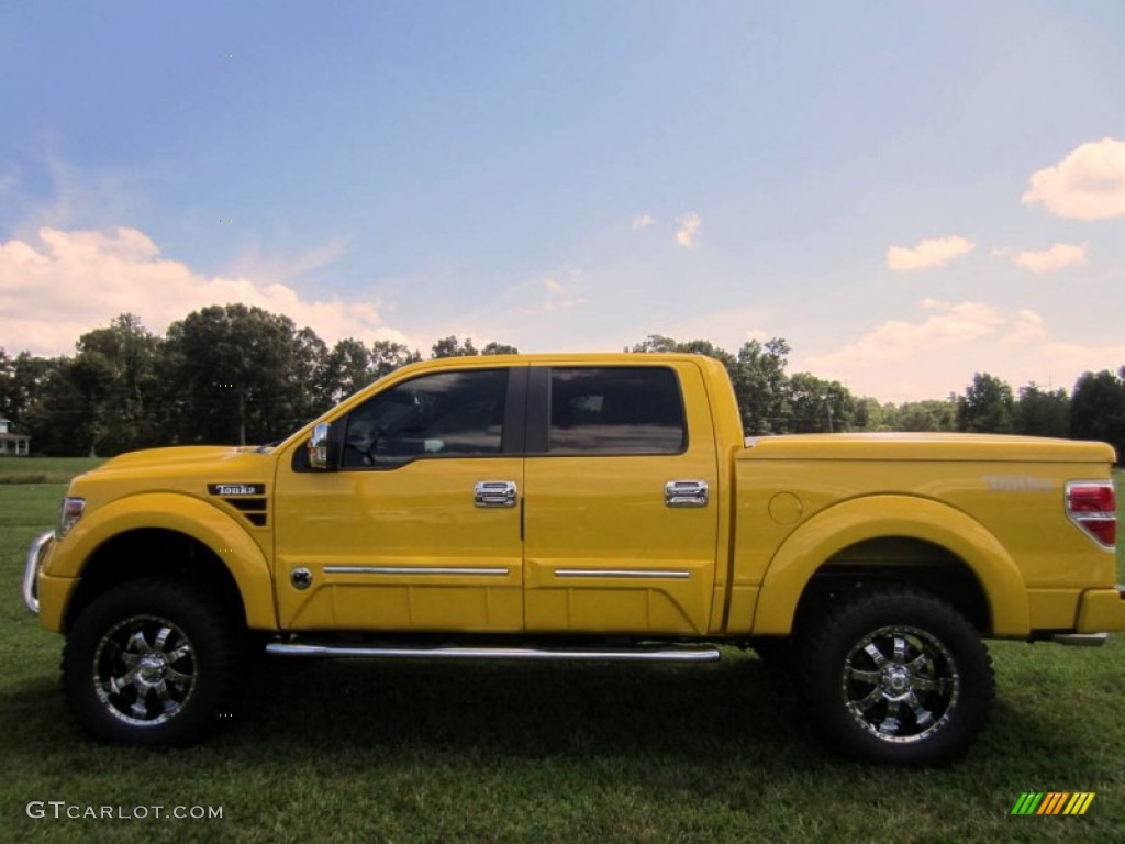 2014 F150 Tonka Edition Crew Cab 4x4 - Tonka Edition Iconic Yellow / Black photo #7