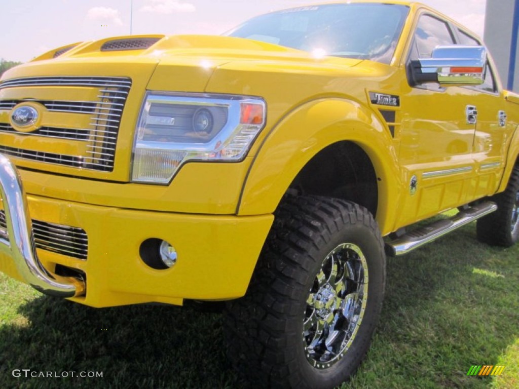 2014 F150 Tonka Edition Crew Cab 4x4 - Tonka Edition Iconic Yellow / Black photo #38