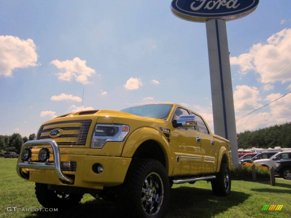 2014 F150 Tonka Edition Crew Cab 4x4 - Tonka Edition Iconic Yellow / Black photo #42