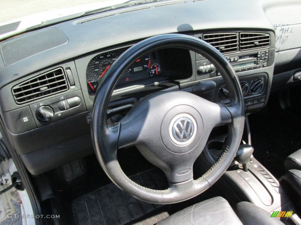 2002 Cabrio GLX - Cool White / Black photo #15