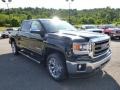 2014 Onyx Black GMC Sierra 1500 SLT Crew Cab 4x4  photo #3