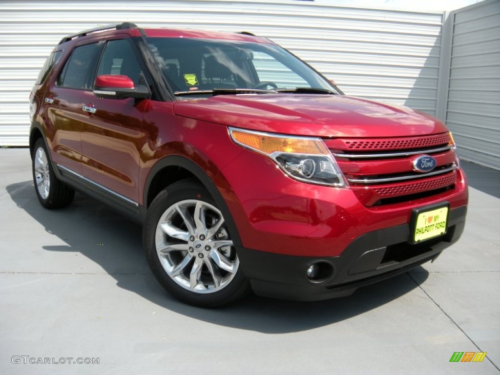 2015 Explorer Limited - Ruby Red / Charcoal Black photo #1