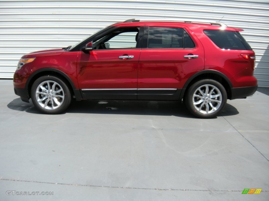 2015 Explorer Limited - Ruby Red / Charcoal Black photo #6