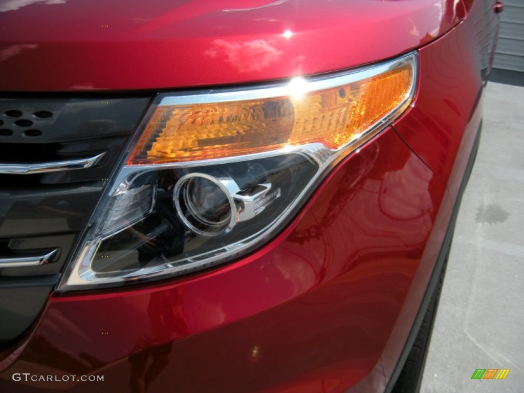 2015 Explorer XLT - Ruby Red / Charcoal Black photo #9