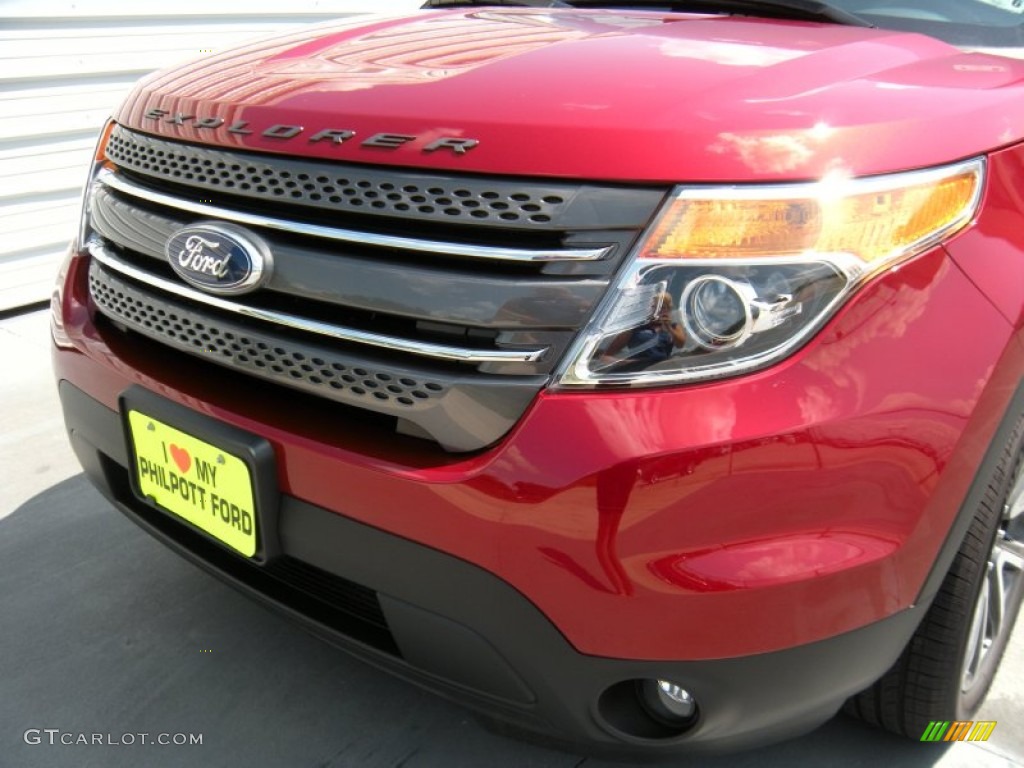 2015 Explorer XLT - Ruby Red / Charcoal Black photo #10