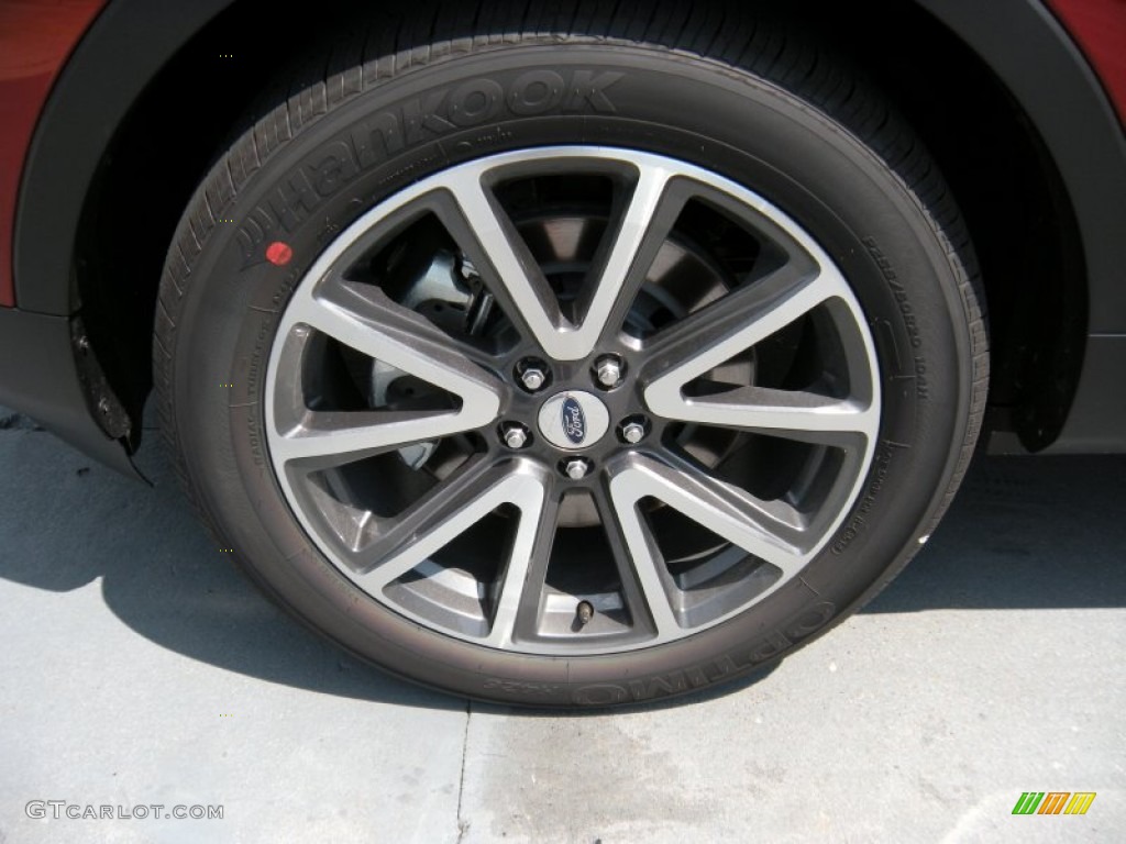 2015 Explorer XLT - Ruby Red / Charcoal Black photo #11