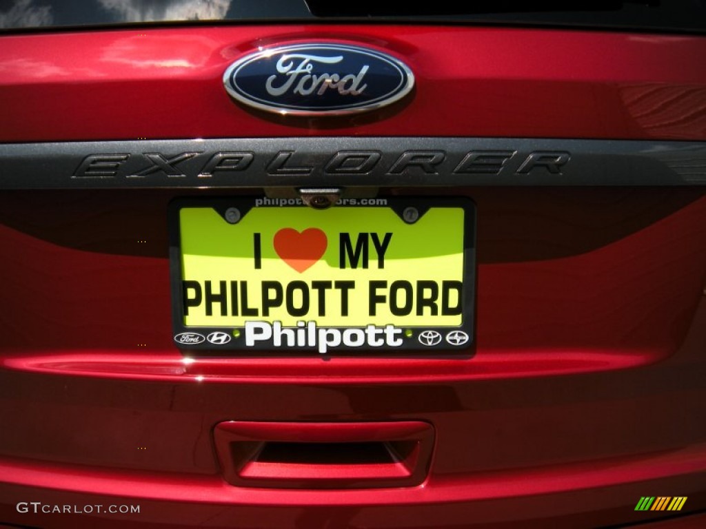 2015 Explorer XLT - Ruby Red / Charcoal Black photo #14