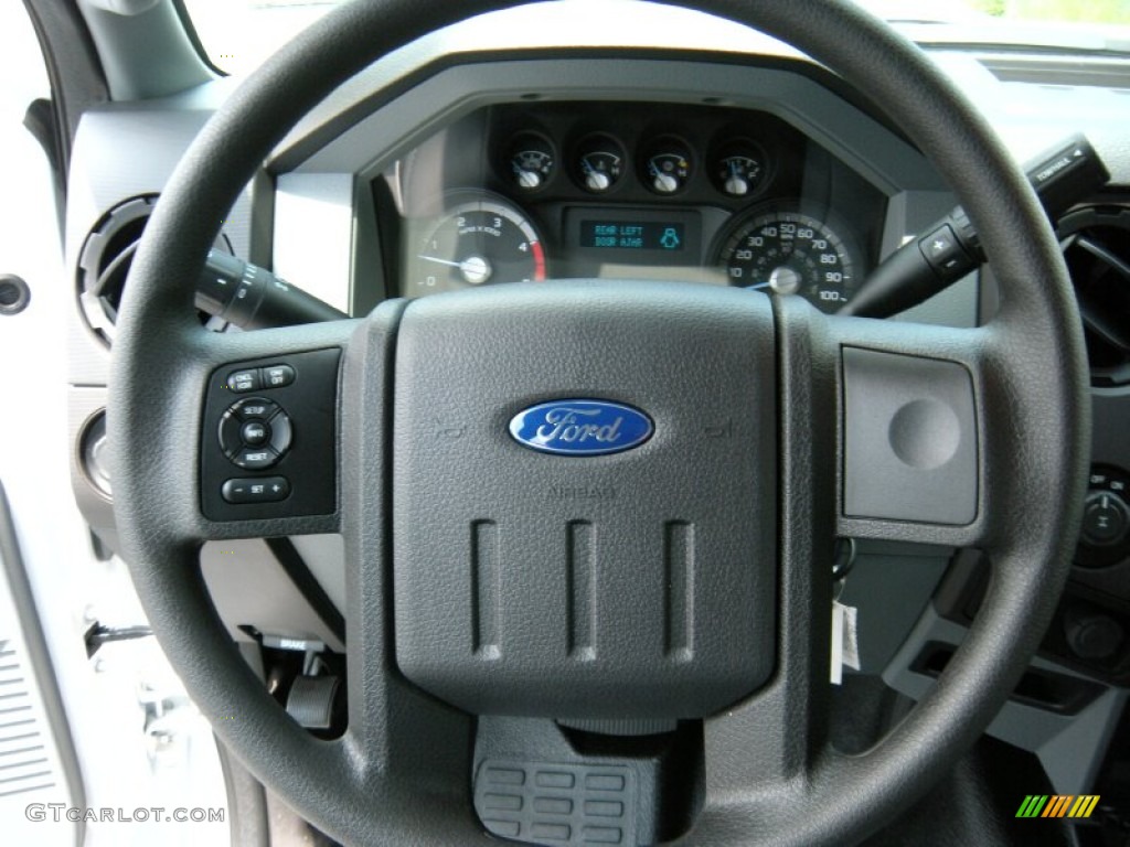 2015 Ford F250 Super Duty XL Super Cab Steel Steering Wheel Photo #95777652