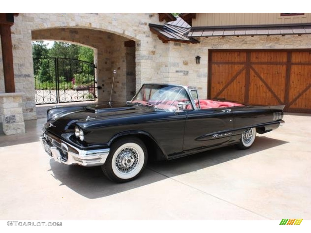 1960 Thunderbird Convertible - Raven Black / Red photo #1
