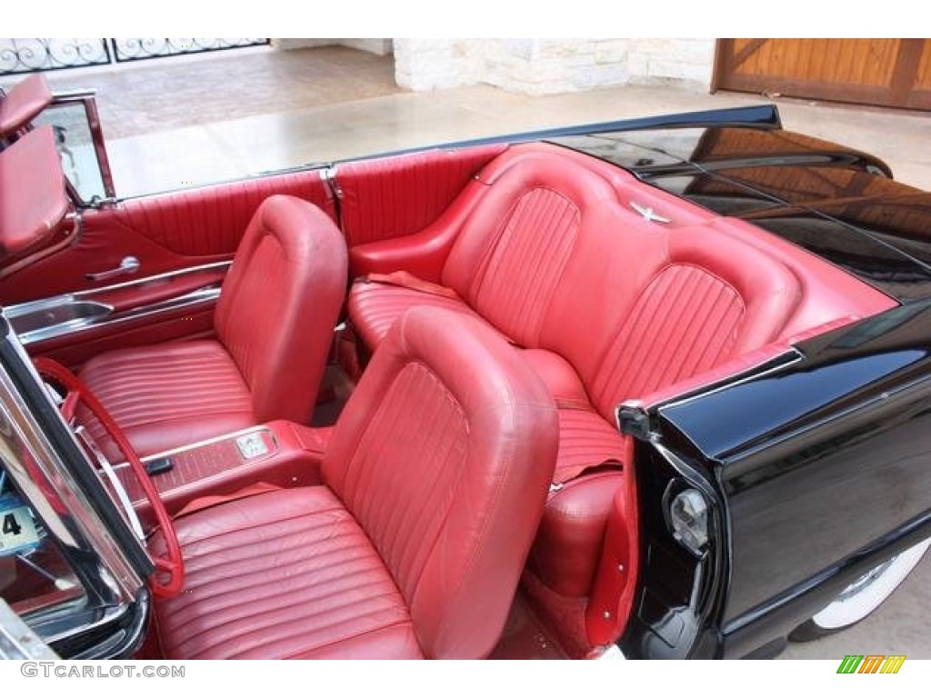 Red Interior 1960 Ford Thunderbird Convertible Photo #95781603
