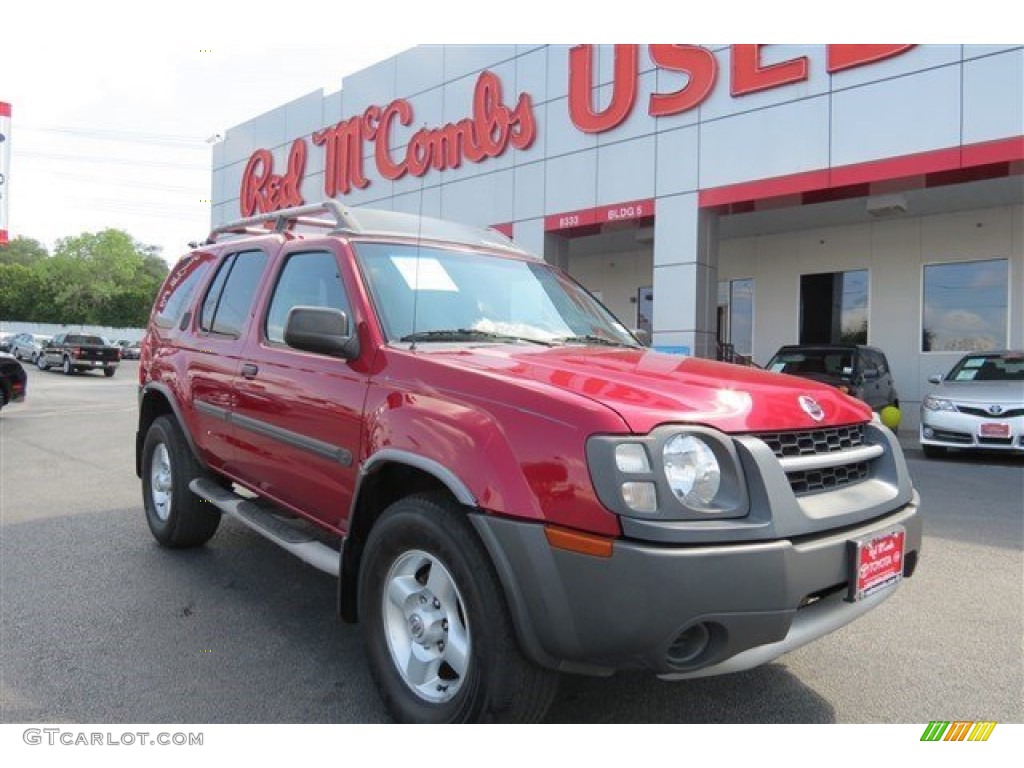 2003 Xterra XE V6 - Molten Lava Metallic / Sage photo #1