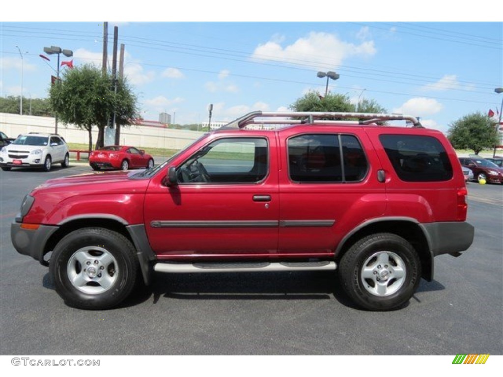 2003 Xterra XE V6 - Molten Lava Metallic / Sage photo #4