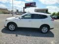 2014 Moonlight White Nissan Rogue SV AWD  photo #4