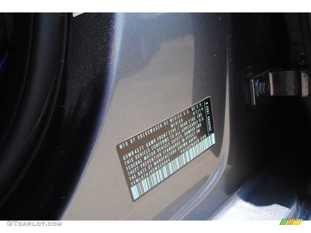 2014 Jetta SEL Sedan - Platinum Gray Metallic / Titan Black photo #28
