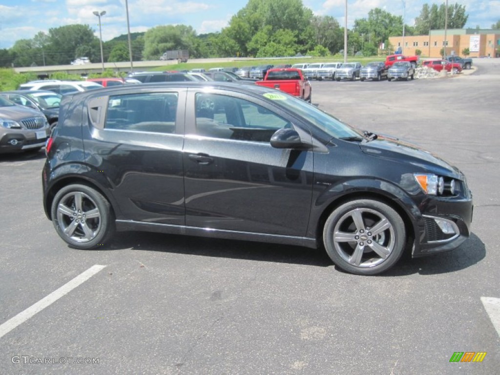 Black Granite Metallic 2013 Chevrolet Sonic RS Hatch Exterior Photo #95785653