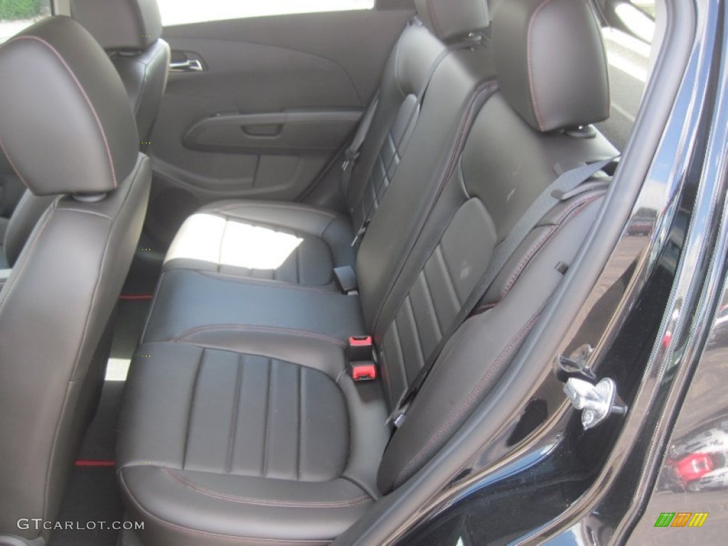2013 Chevrolet Sonic RS Hatch Rear Seat Photo #95785782