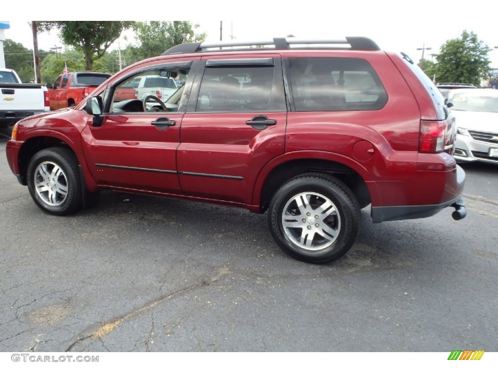 2006 Endeavor LS AWD - Ultra Red Pearl / Sand Blast Beige photo #8