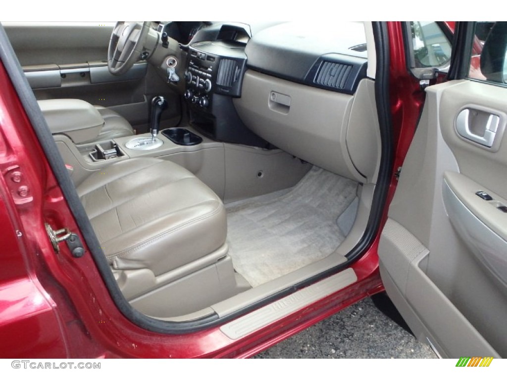 2006 Endeavor LS AWD - Ultra Red Pearl / Sand Blast Beige photo #11