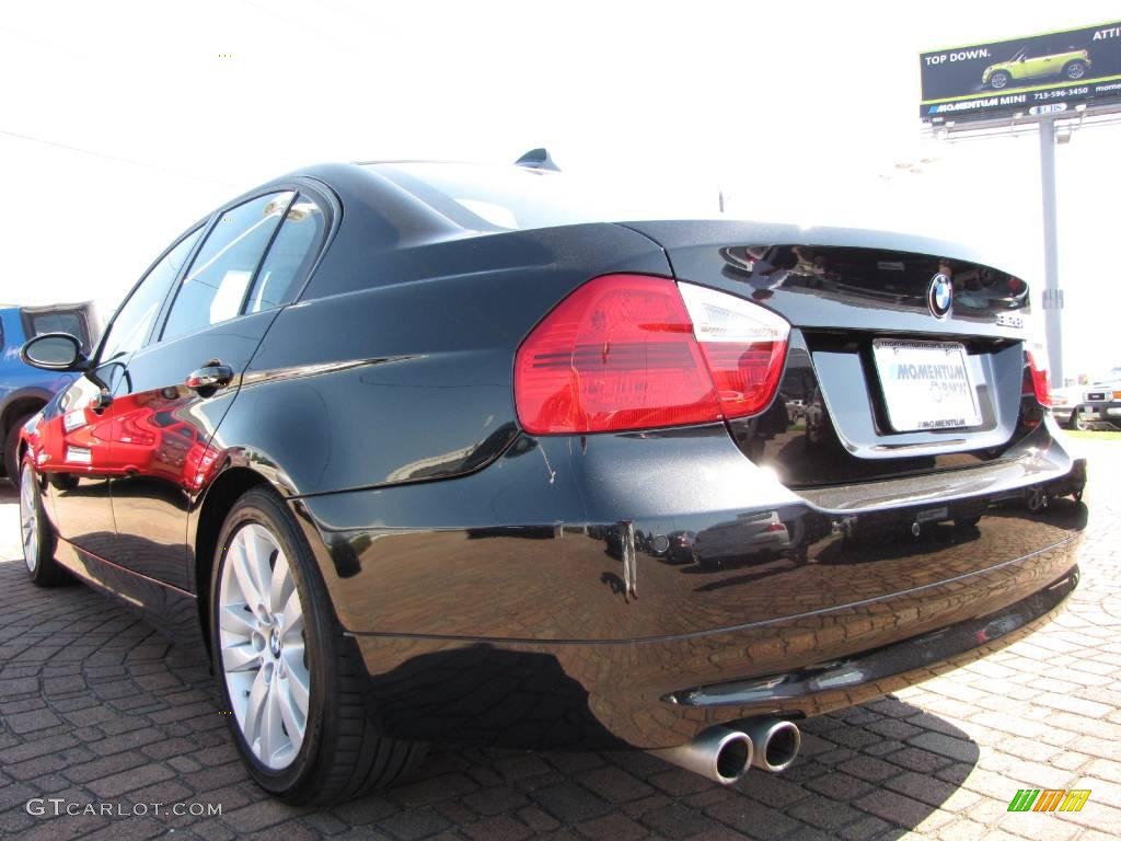 2008 3 Series 328i Sedan - Black Sapphire Metallic / Black photo #3
