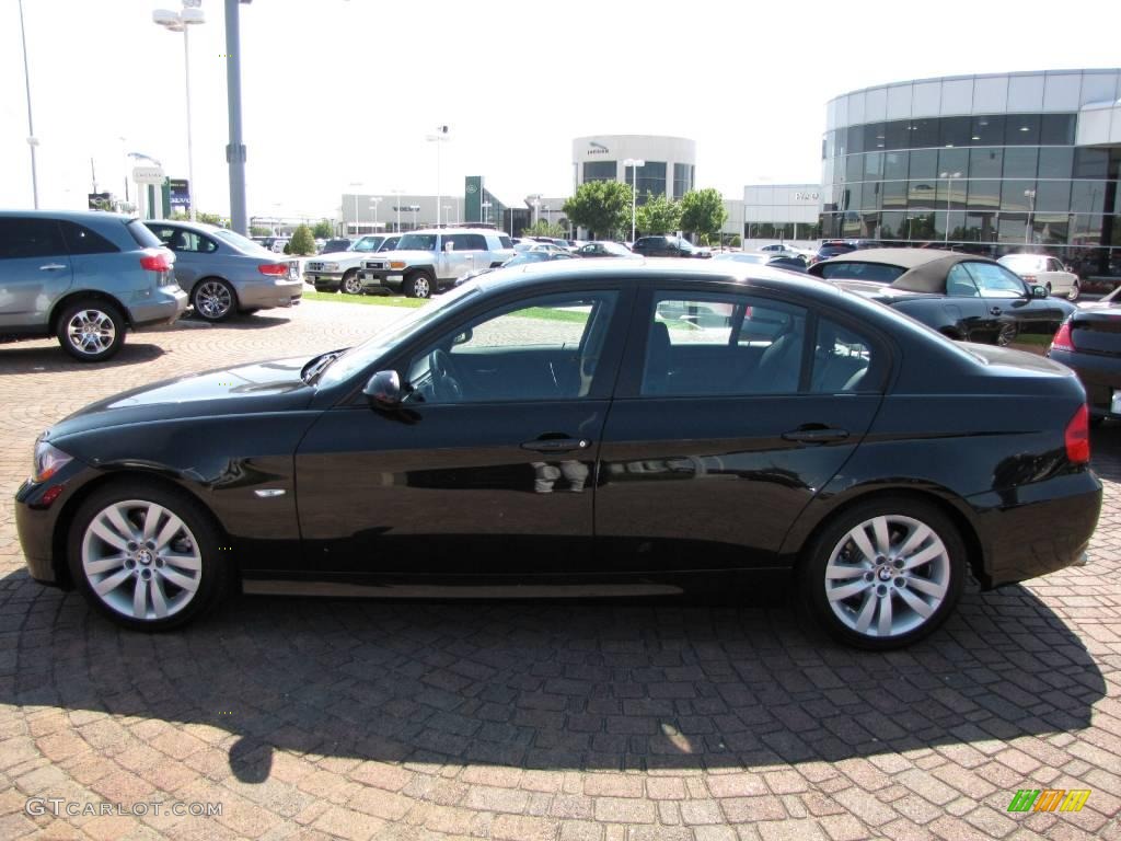 2008 3 Series 328i Sedan - Black Sapphire Metallic / Black photo #10