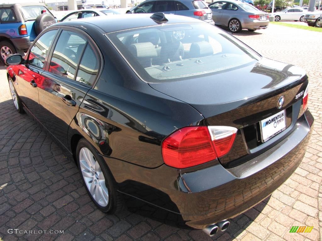 2008 3 Series 328i Sedan - Black Sapphire Metallic / Black photo #11