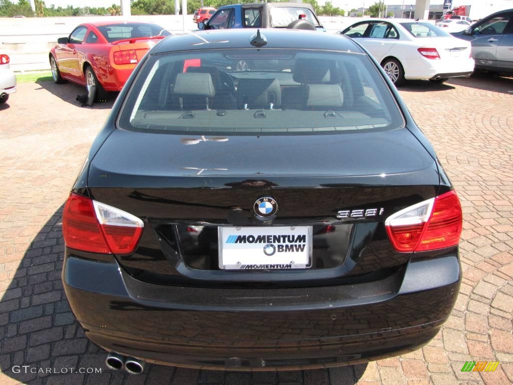 2008 3 Series 328i Sedan - Black Sapphire Metallic / Black photo #12