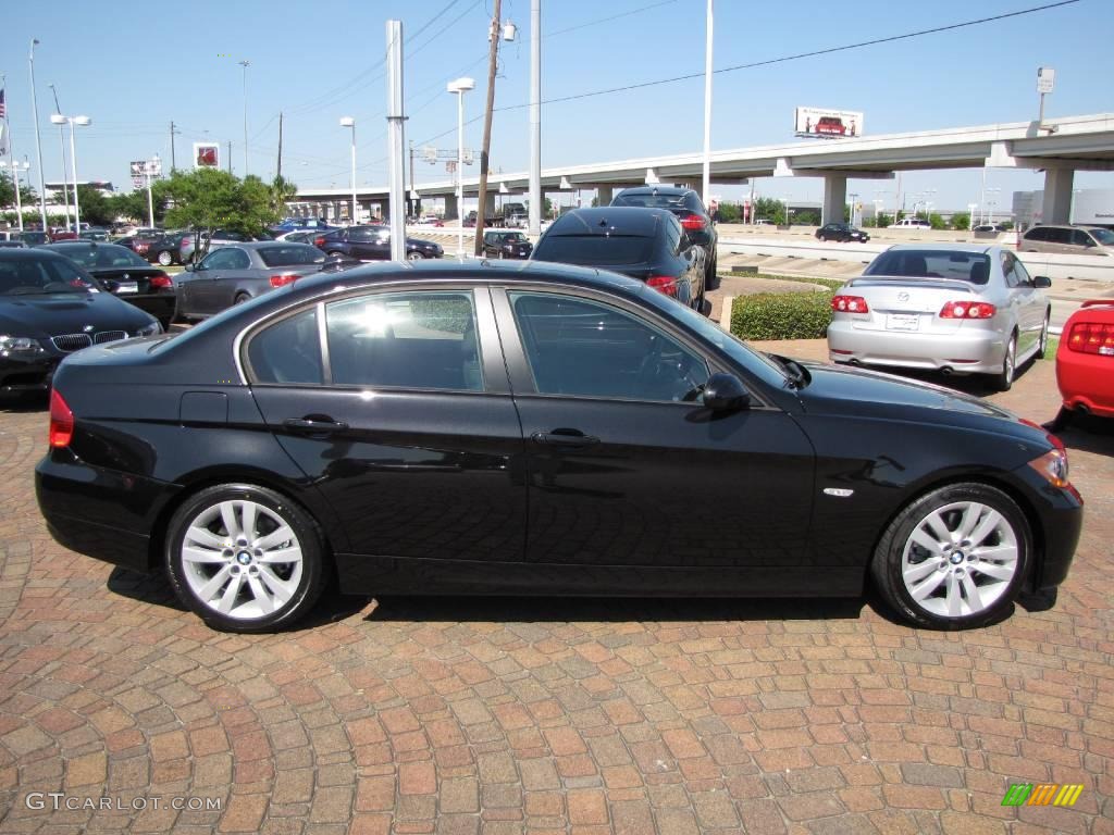 2008 3 Series 328i Sedan - Black Sapphire Metallic / Black photo #14