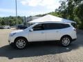 2015 White Diamond Tricoat Chevrolet Traverse LT AWD  photo #2