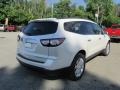 2015 White Diamond Tricoat Chevrolet Traverse LT AWD  photo #7