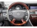 2008 Mercedes-Benz CL Grey/Dark Grey Interior Steering Wheel Photo