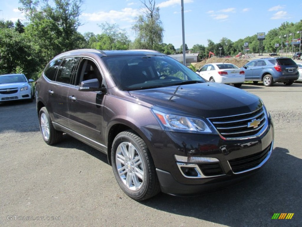 2015 Traverse LT AWD - Sable Metallic / Ebony photo #9