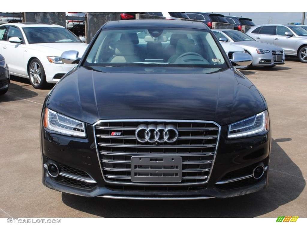 Phantom Black Pearl 2015 Audi S8 quattro S Exterior Photo #95789758