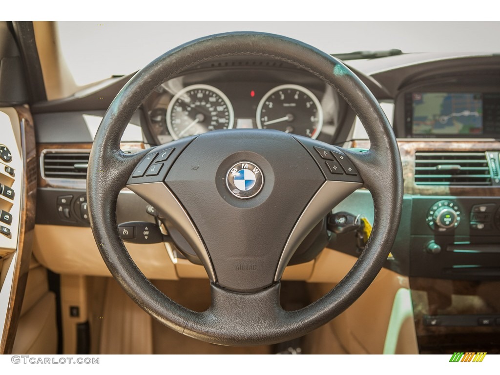 2005 BMW 5 Series 545i Sedan Steering Wheel Photos