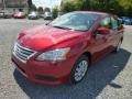 2014 Red Brick Nissan Sentra SV  photo #3