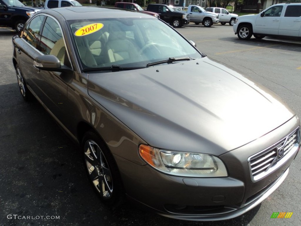 2007 S80 3.2 - Oyster Gray Metallic / Sandstone Beige photo #4