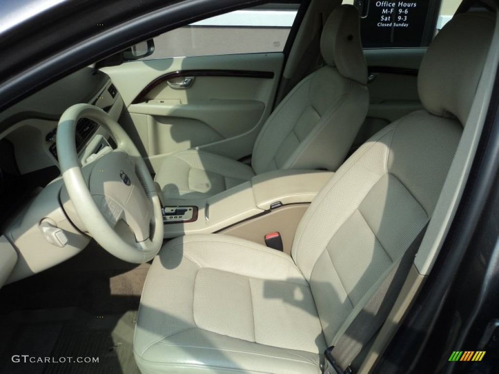 2007 S80 3.2 - Oyster Gray Metallic / Sandstone Beige photo #5