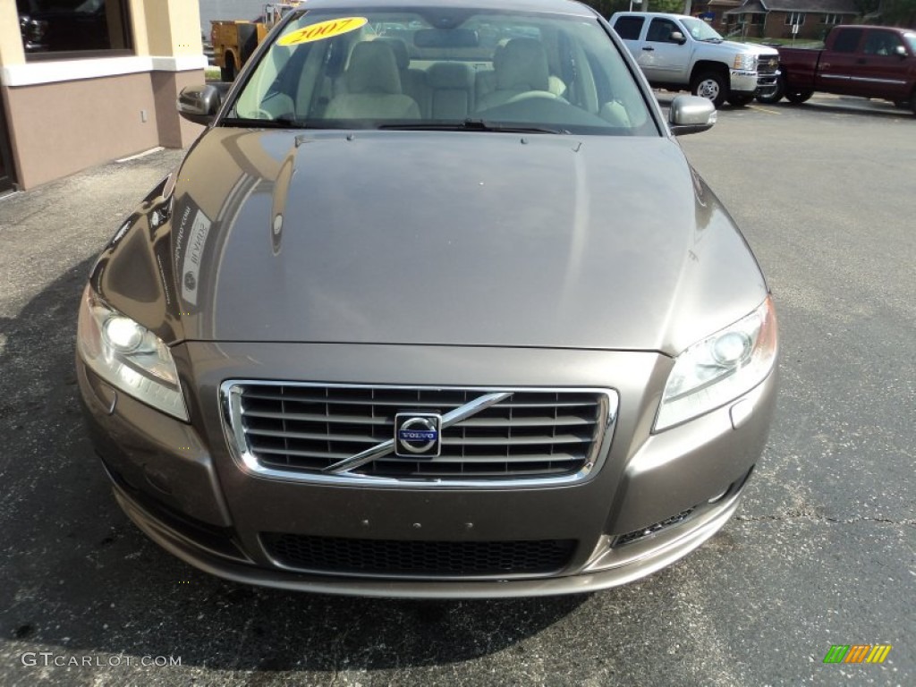 2007 S80 3.2 - Oyster Gray Metallic / Sandstone Beige photo #23