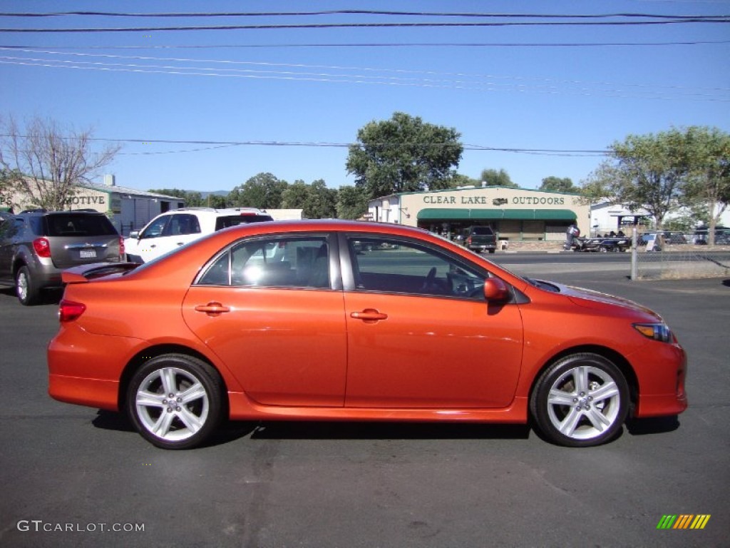 2013 Corolla S Special Edition - Hot Lava / Dark Charcoal photo #8