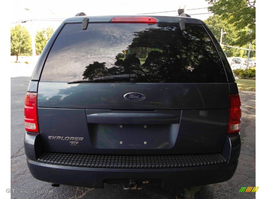 2004 Explorer XLT 4x4 - Medium Wedgewood Blue Metallic / Graphite photo #4