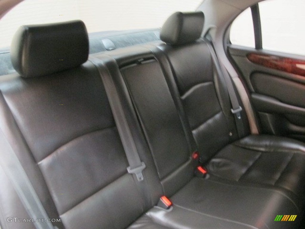 2004 XJ XJR - Dark Blue Grey Pearl Metallic / Charcoal photo #21