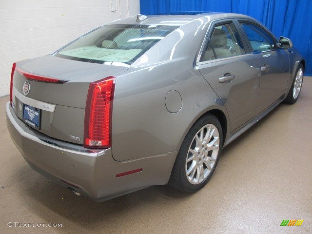 2012 CTS 4 3.6 AWD Sedan - Mocha Steel Metallic / Cashmere/Cocoa photo #9