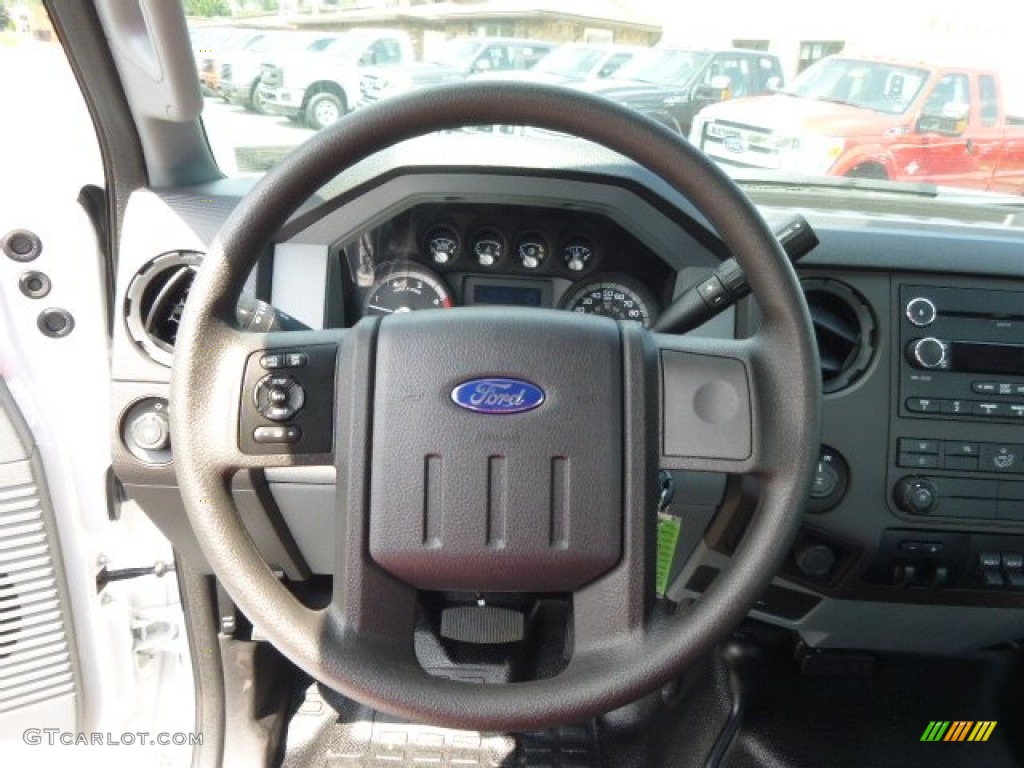 2015 Ford F250 Super Duty XL Regular Cab 4x4 Steel Steering Wheel Photo #95802268