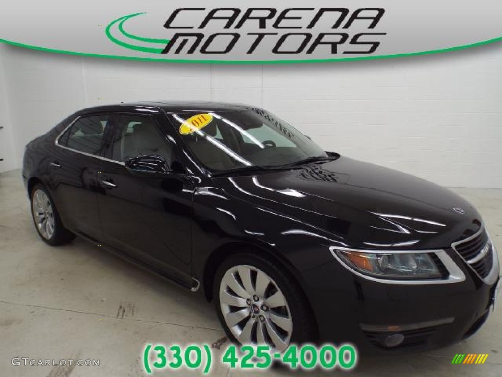 Black Saab 9-5